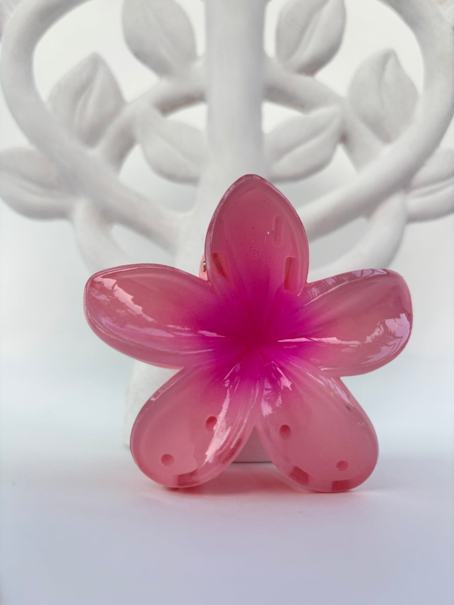 Bloemenhaarclip groot