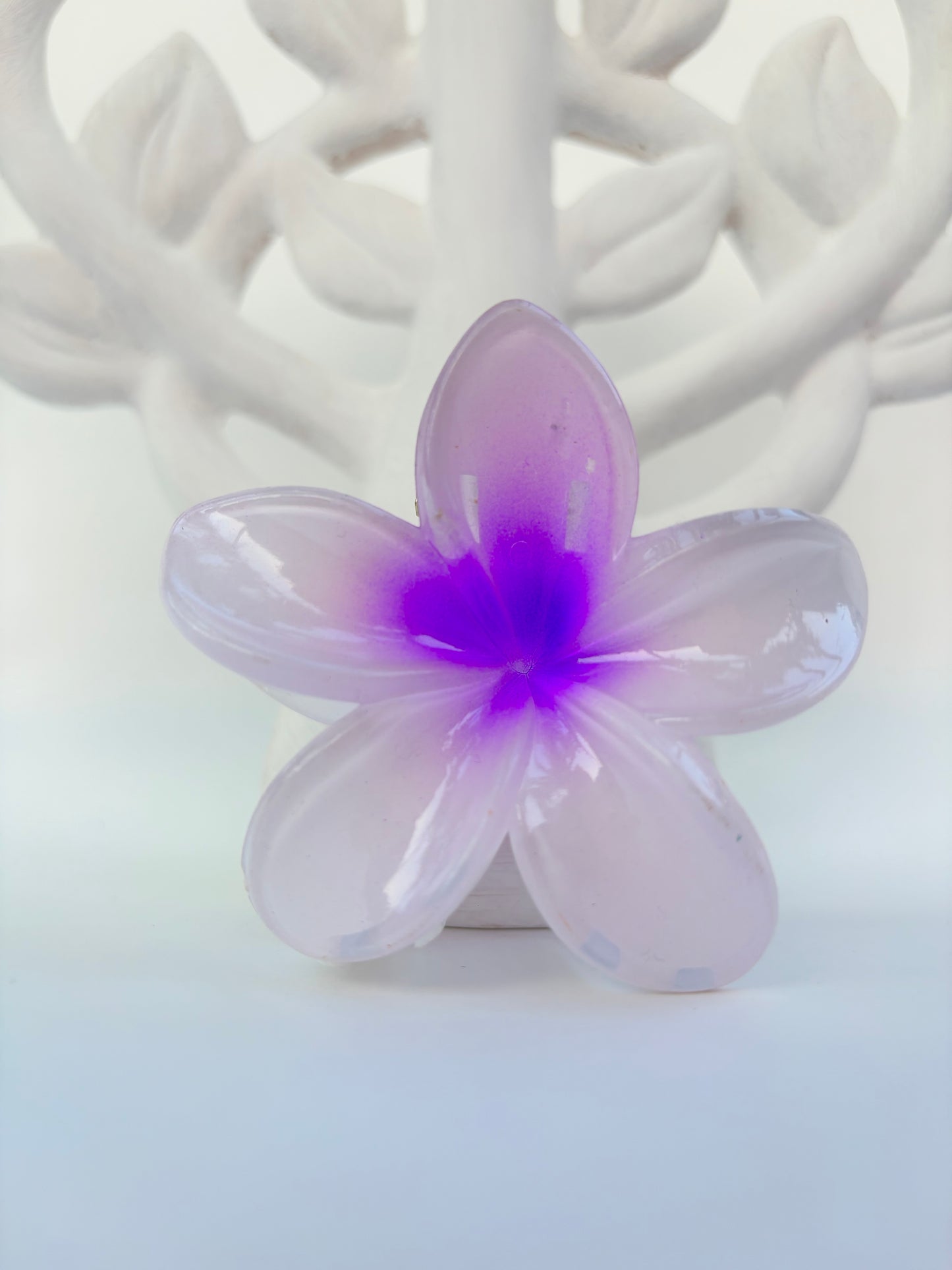 Bloemenhaarclip groot