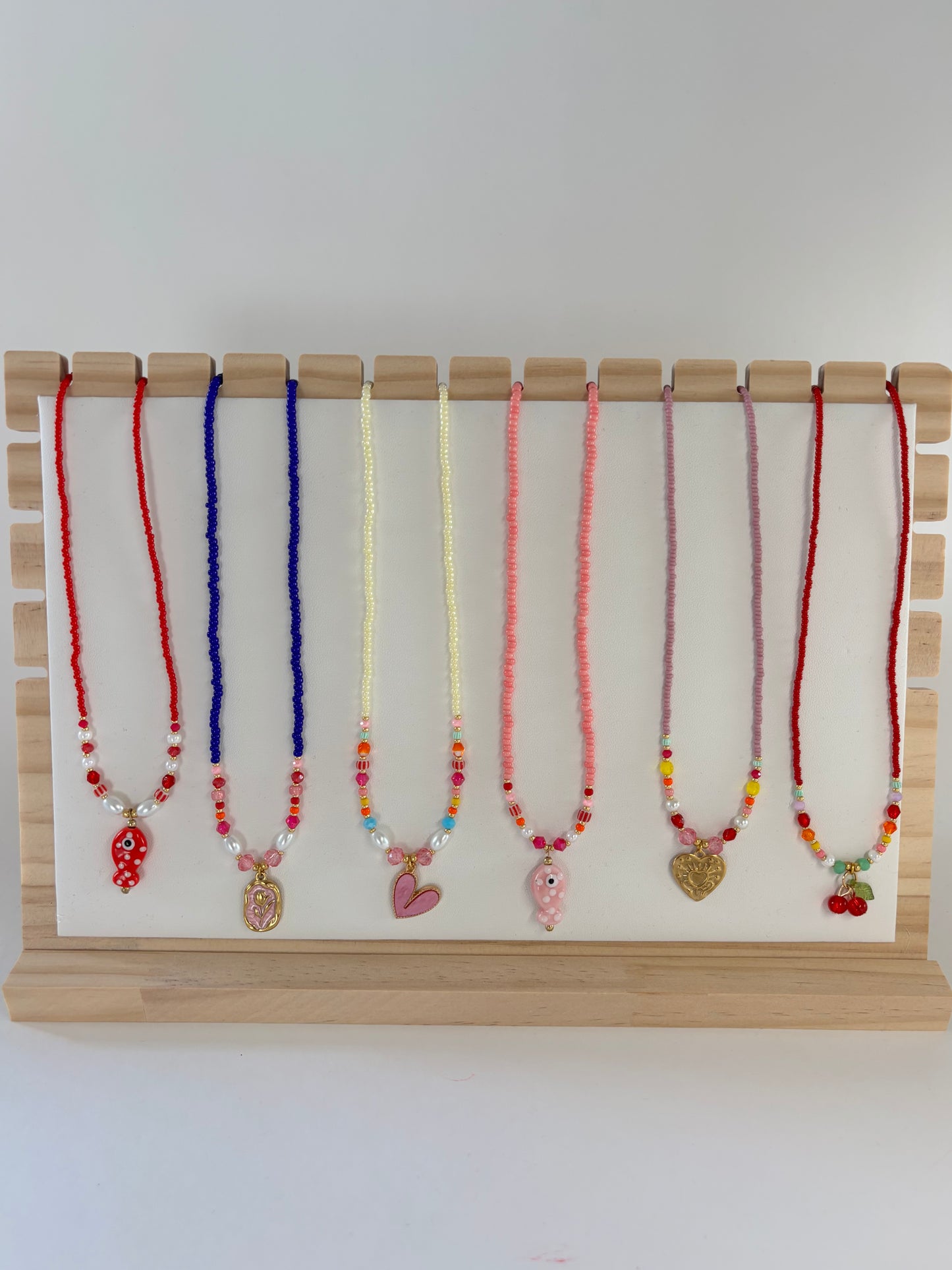 - Handgemaakte kralen ketting