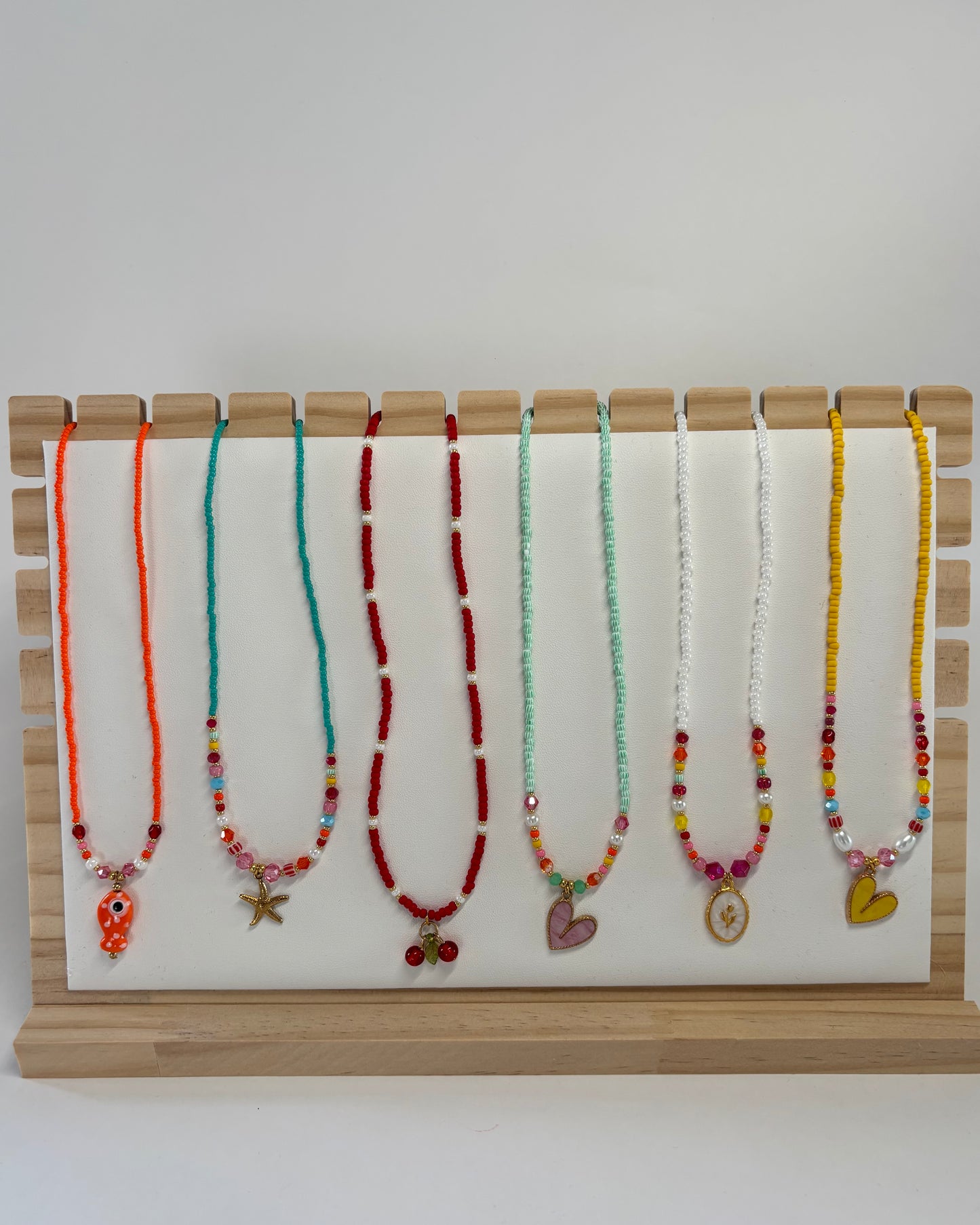 - Handgemaakte kralen ketting