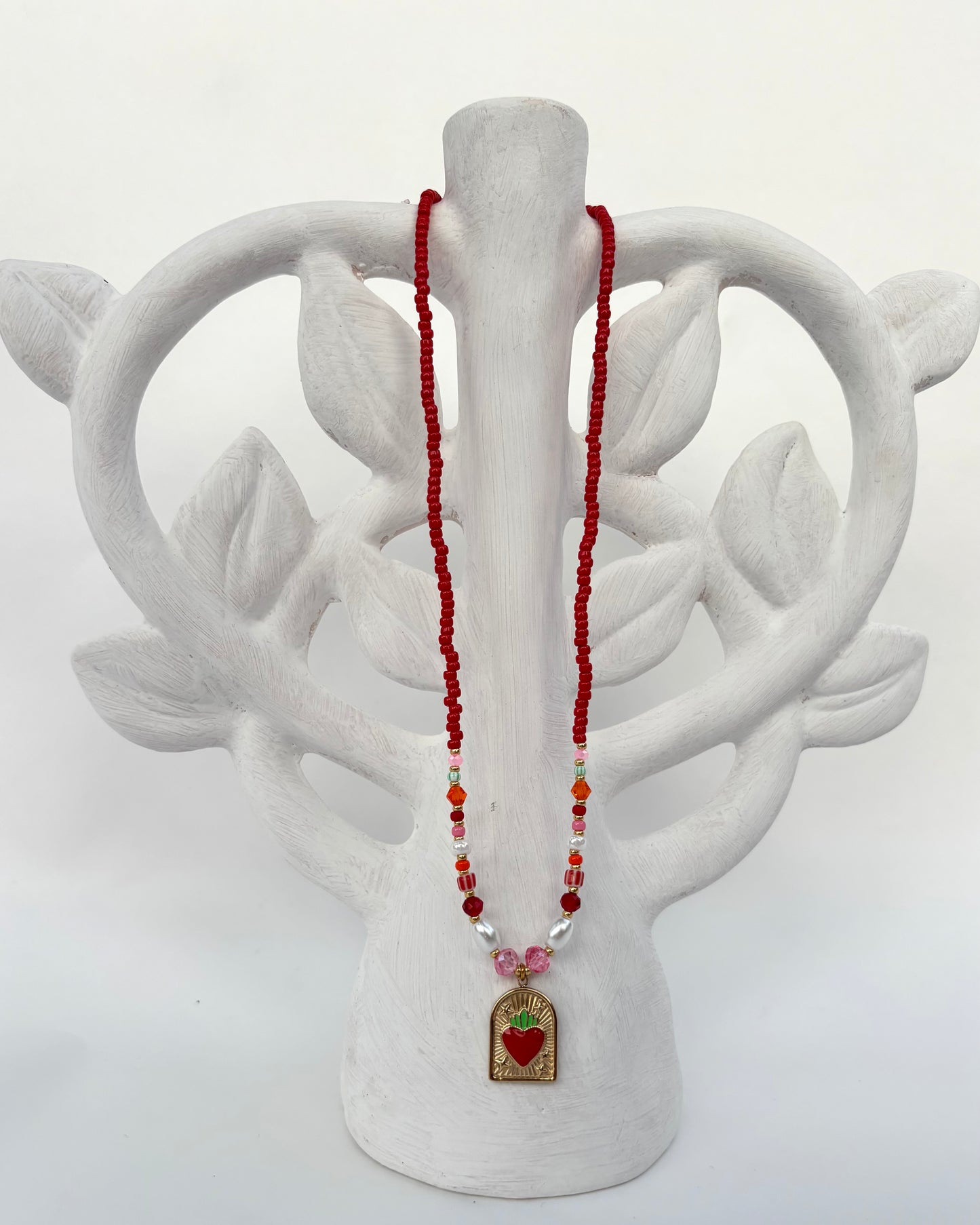 - Handgemaakte kralen ketting