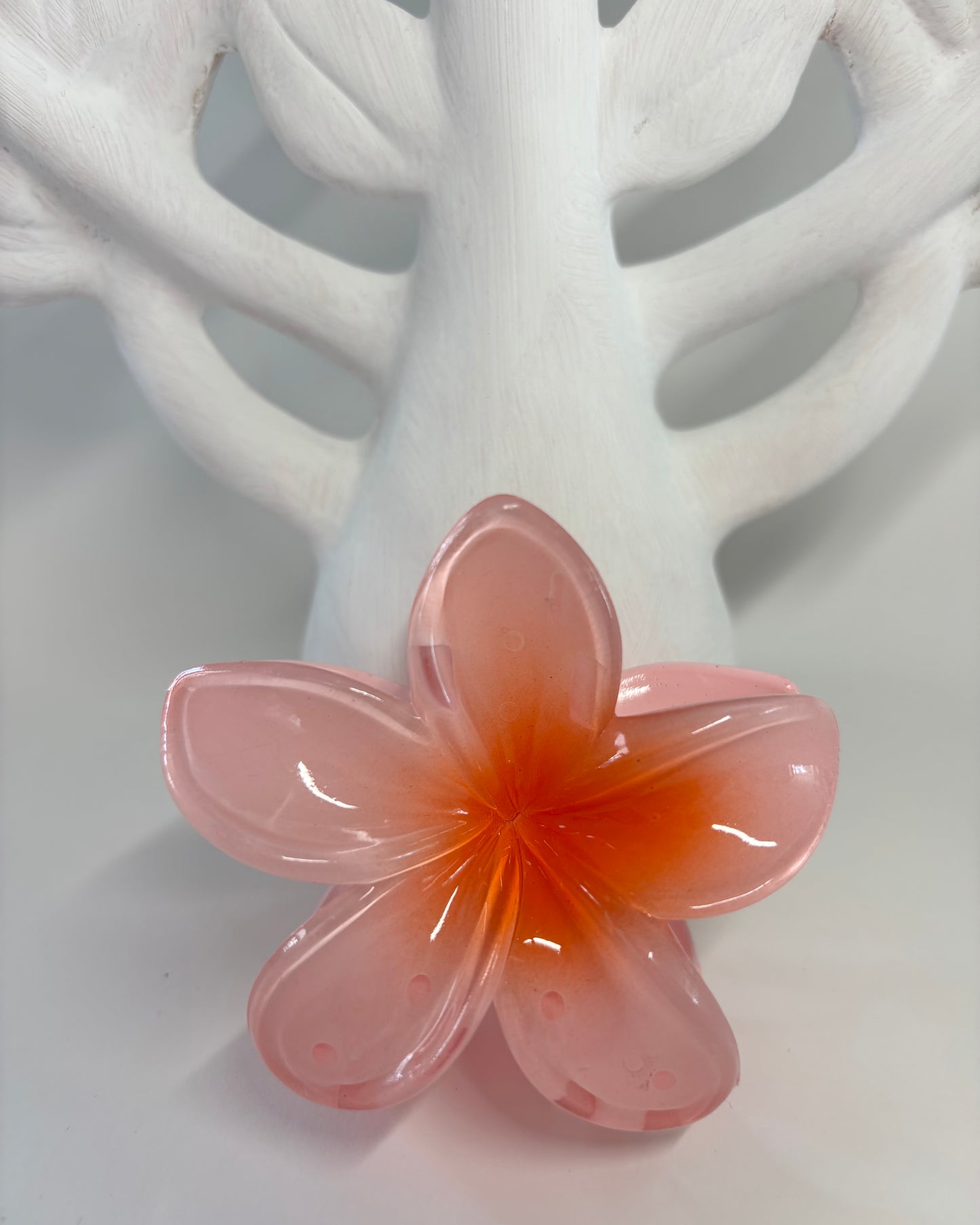 Bloemenhaarclip groot