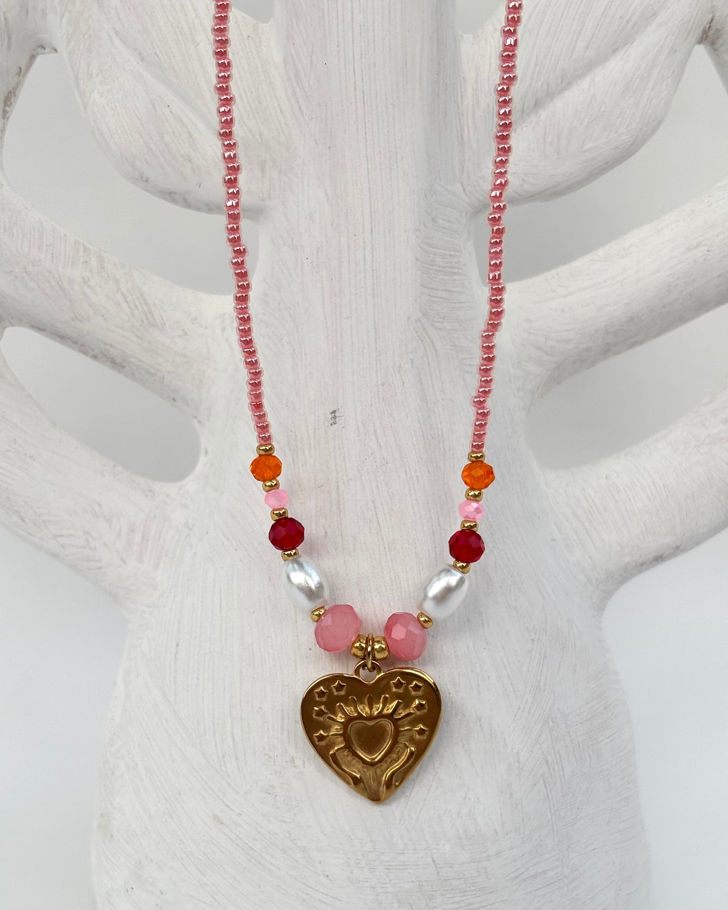 Handgemaakte kralen ketting