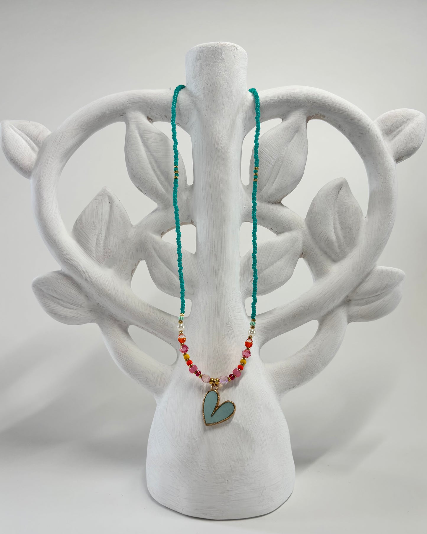 - Handgemaakte kralen ketting