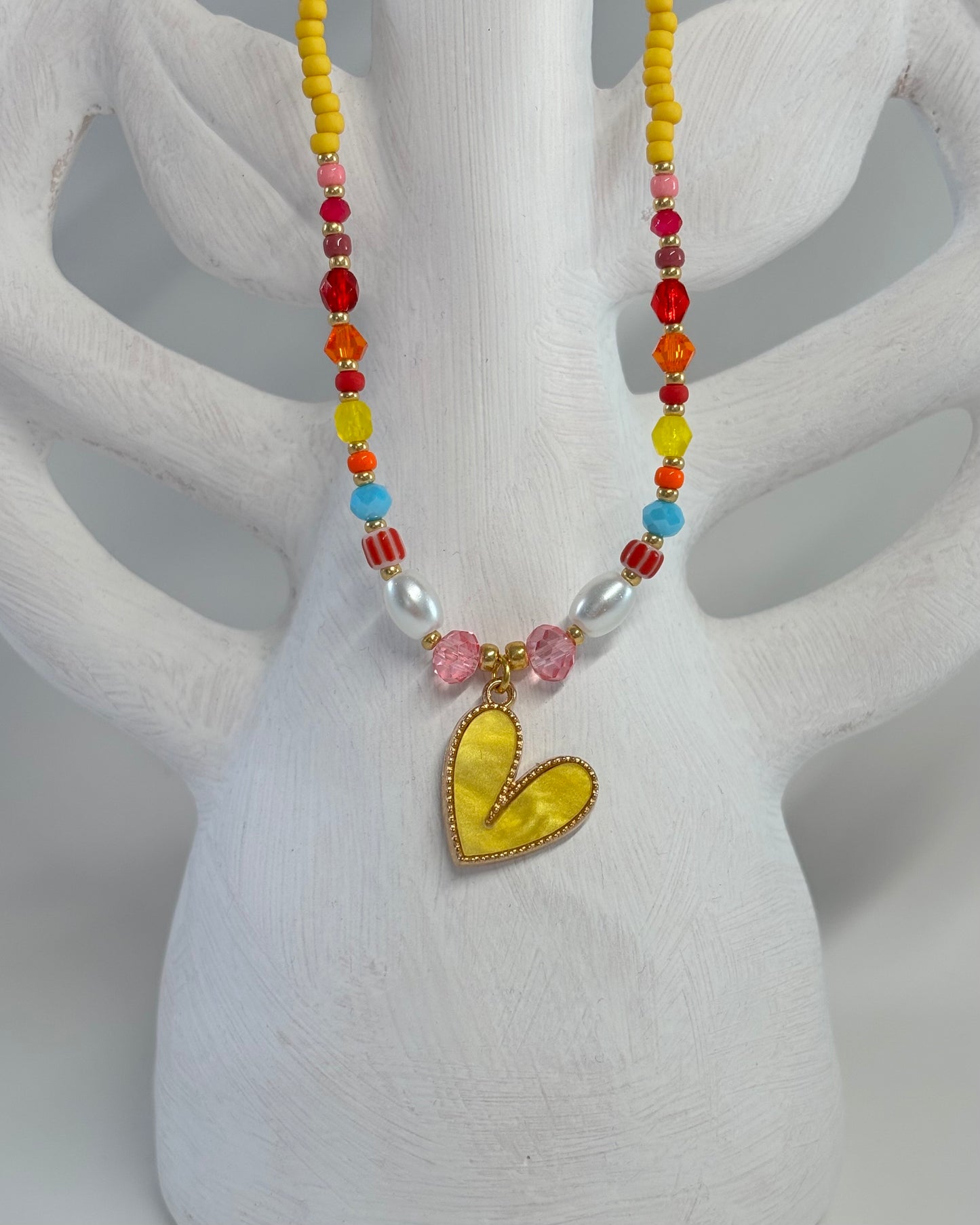 - Handgemaakte kralen ketting