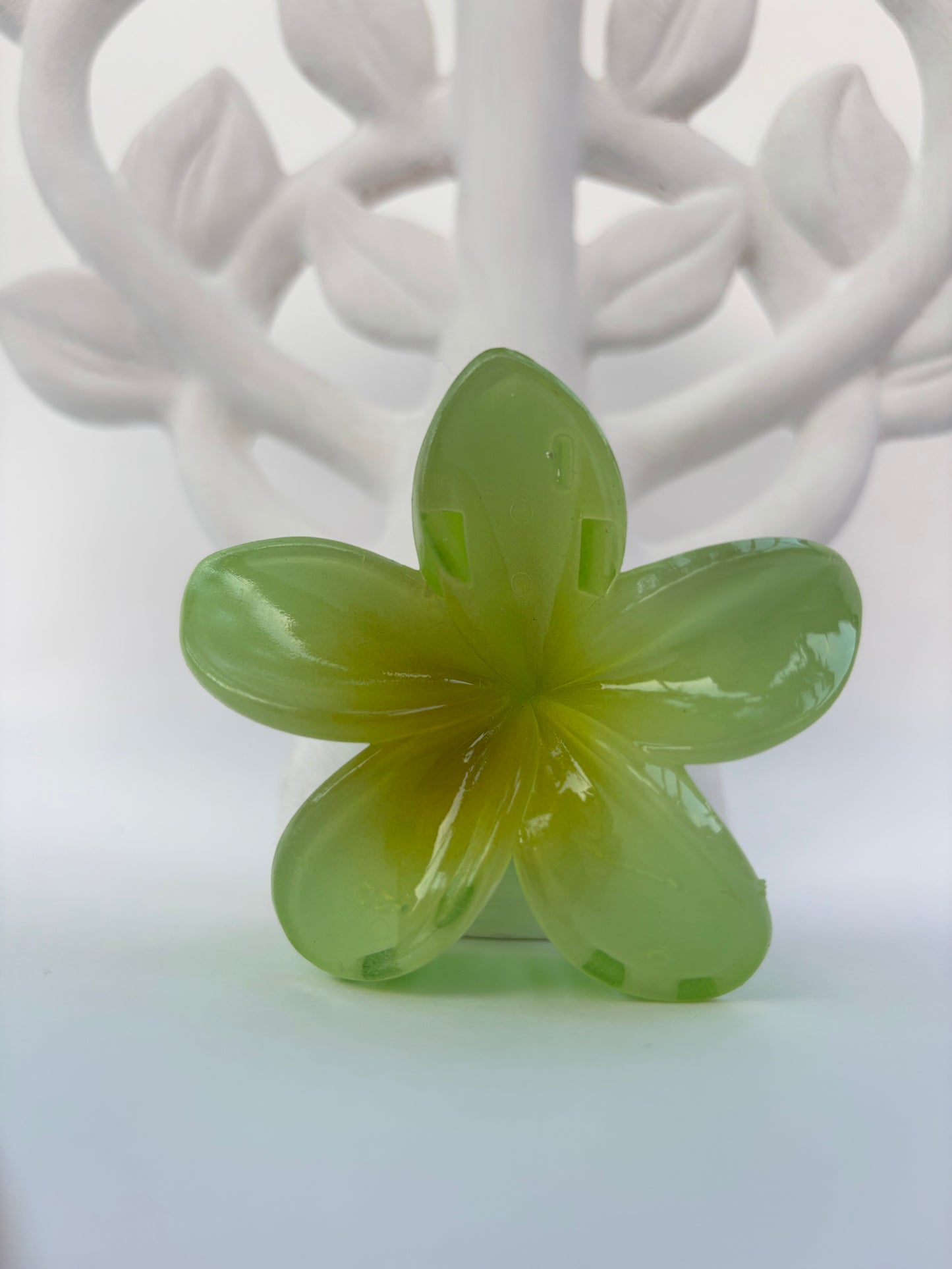 Bloemenhaarclip groot