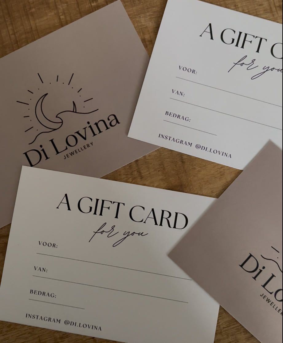 - Cadeaubon online / digitaal