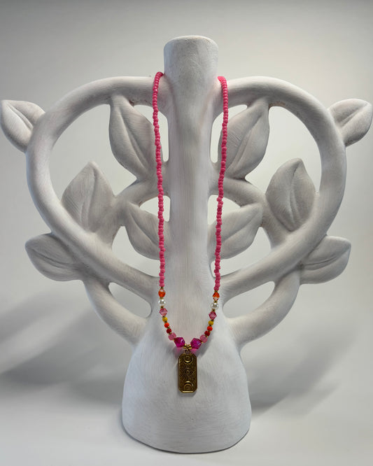 - Handgemaakte kralen ketting