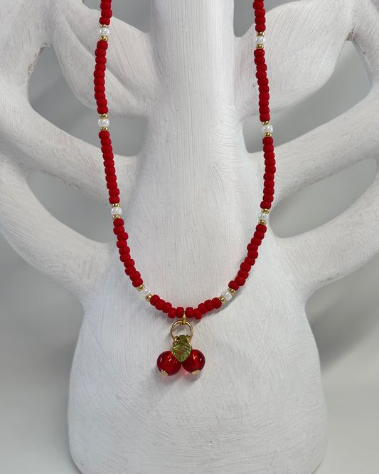 - Handgemaakte kralen ketting