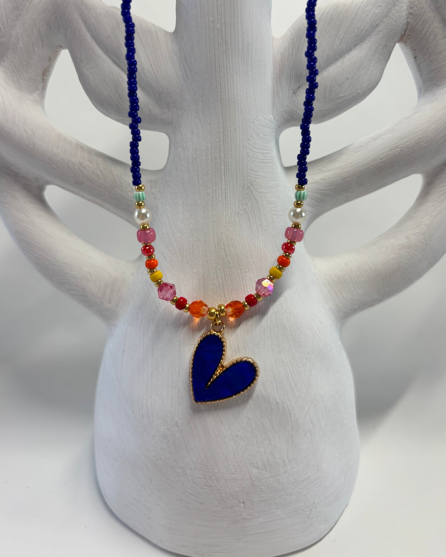 - Handgemaakte kralen ketting
