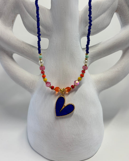 - Handgemaakte kralen ketting