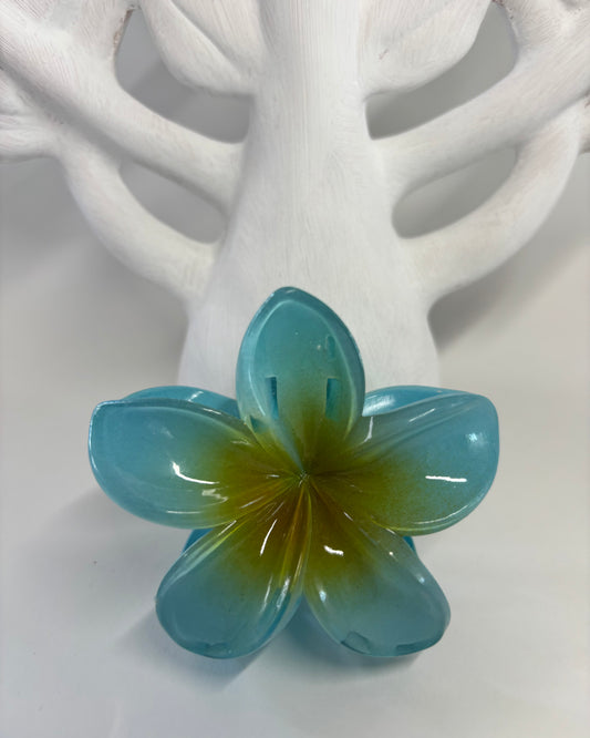 Bloemenhaarclip groot