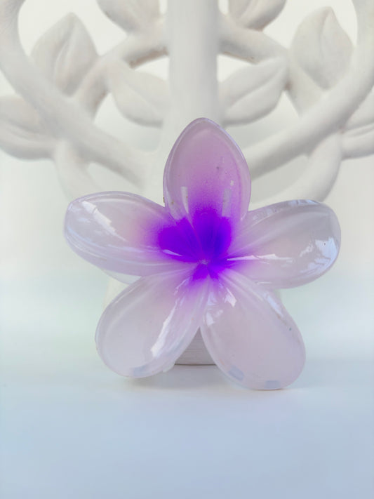 Bloemenhaarclip groot