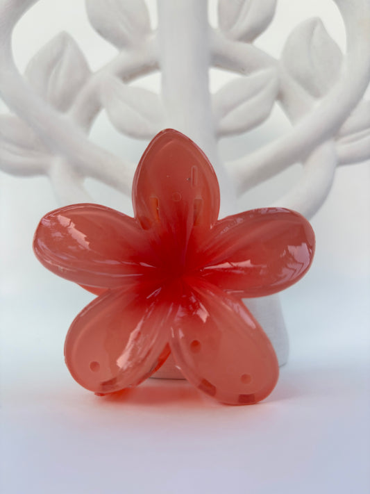Bloemenhaarclip groot