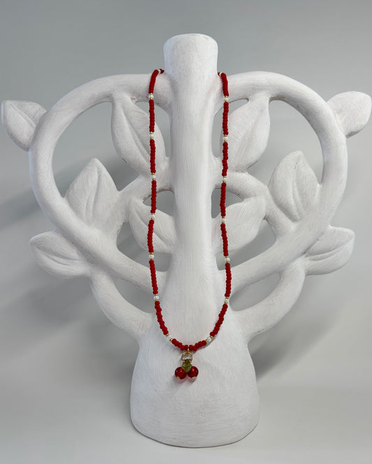 - Handgemaakte kralen ketting