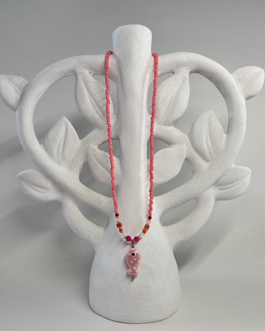 - Handgemaakte kralen ketting
