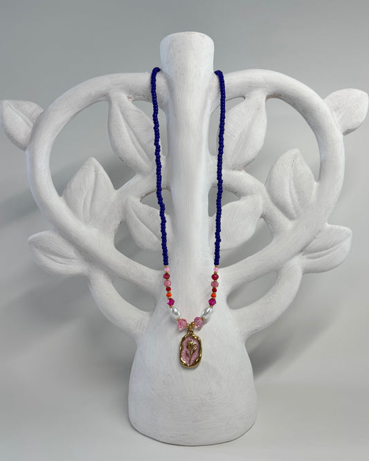 - Handgemaakte kralen ketting