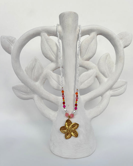 - Handgemaakte kralen ketting