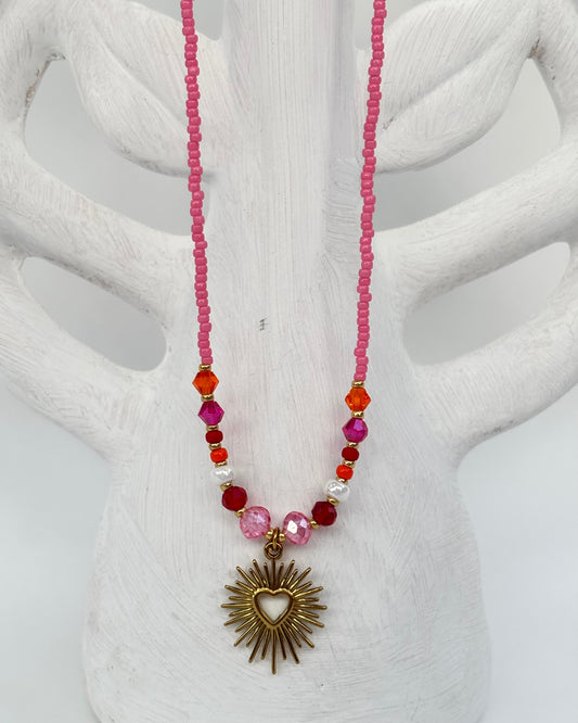 - Handgemaakte kralen ketting