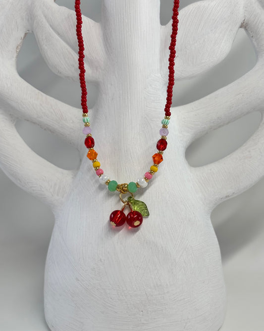 - Handgemaakte kralen ketting