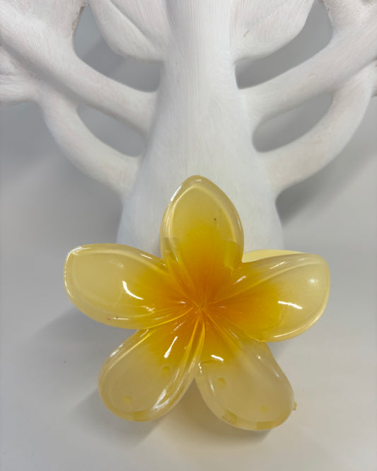 Bloemenhaarclip groot