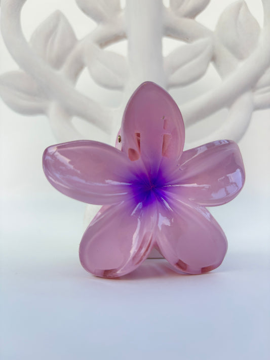 Bloemenhaarclip groot