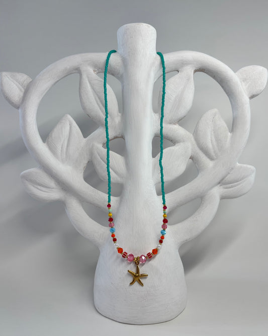 - Handgemaakte kralen ketting