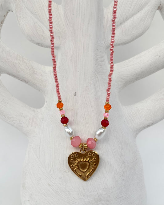 Handgemaakte kralen ketting