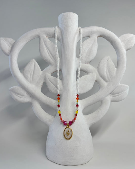 - Handgemaakte kralen ketting