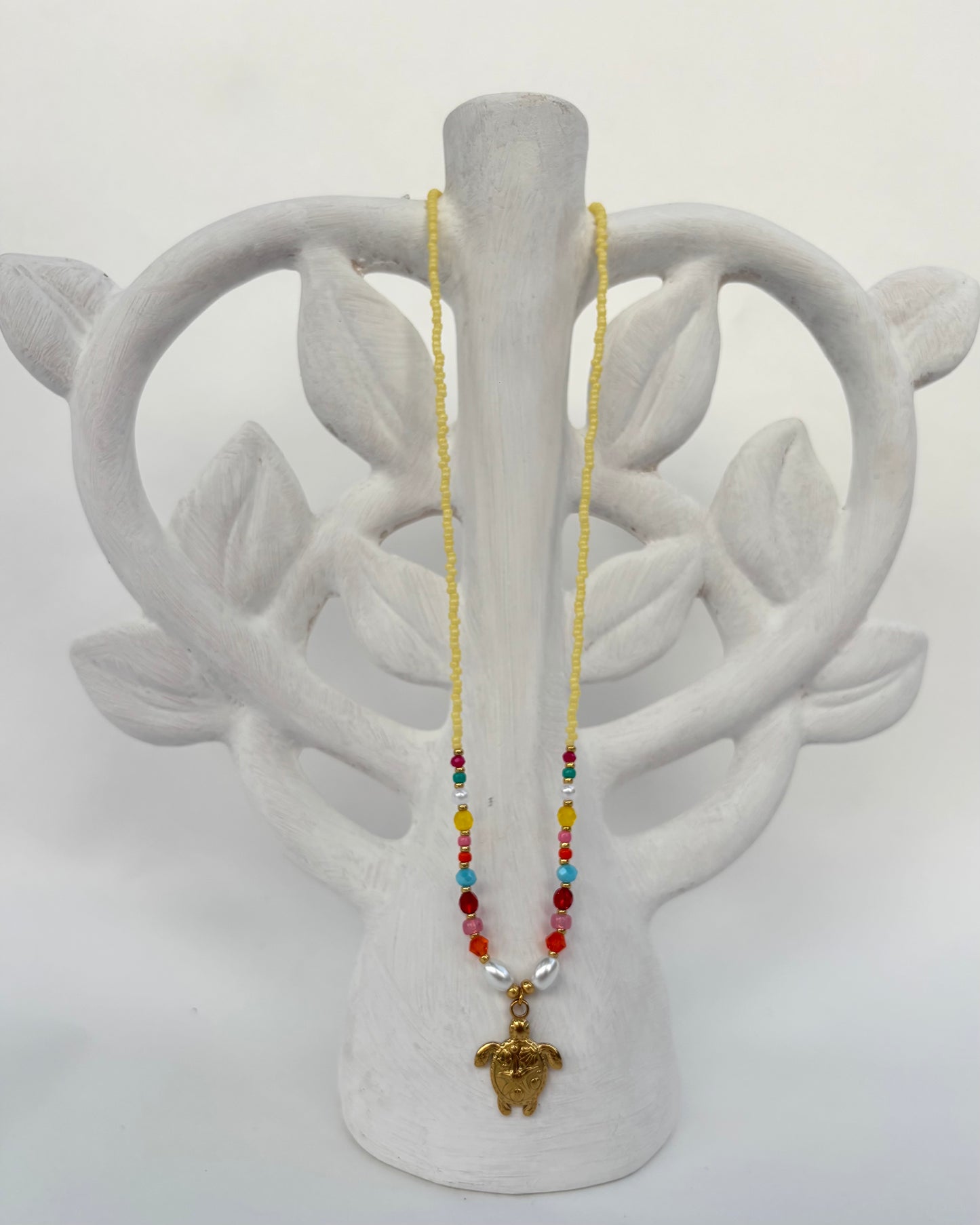 - Handgemaakte kralen ketting