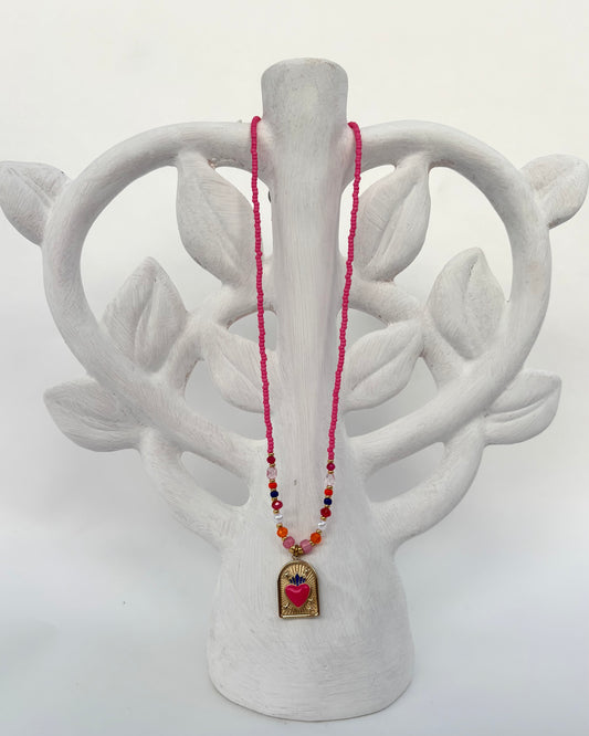 - Handgemaakte kralen ketting