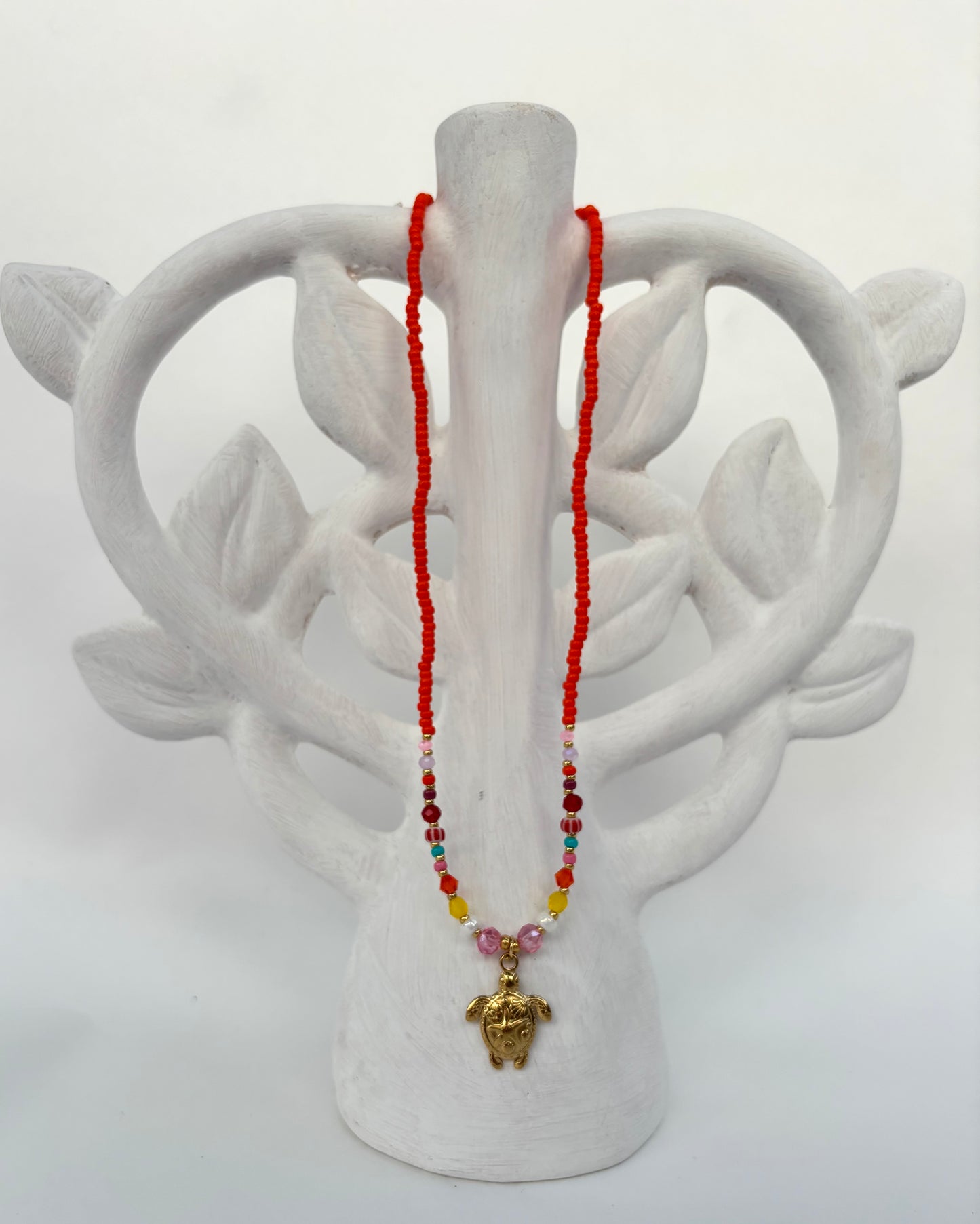 - Handgemaakte kralen ketting