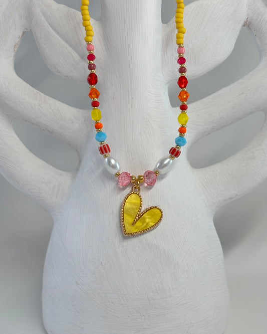- Handgemaakte kralen ketting